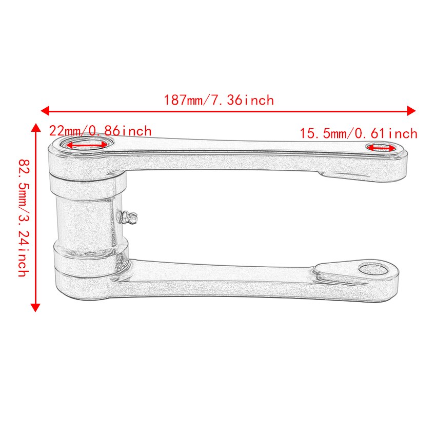 Motorcycle adjustment Lowering kit link For KTM 125 150 250 SX SX-F XC-F 300 XC TPI 350 SX-F XC-F 450 Motorcycle Accessories