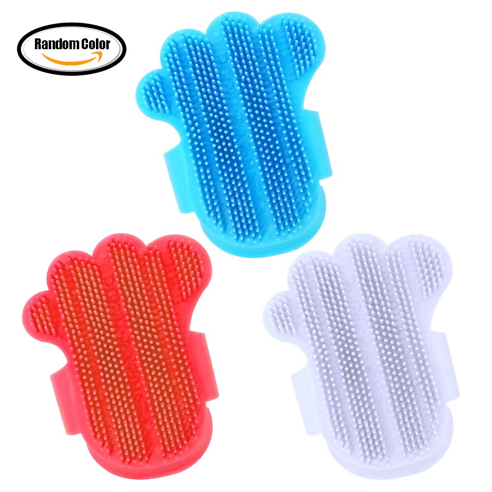 Peigne brosse pour chien, gant de toilettage, dissolvant de poils longs et courts, outil de bain pour animaux de compagnie, douche, Massage pour chien et chat