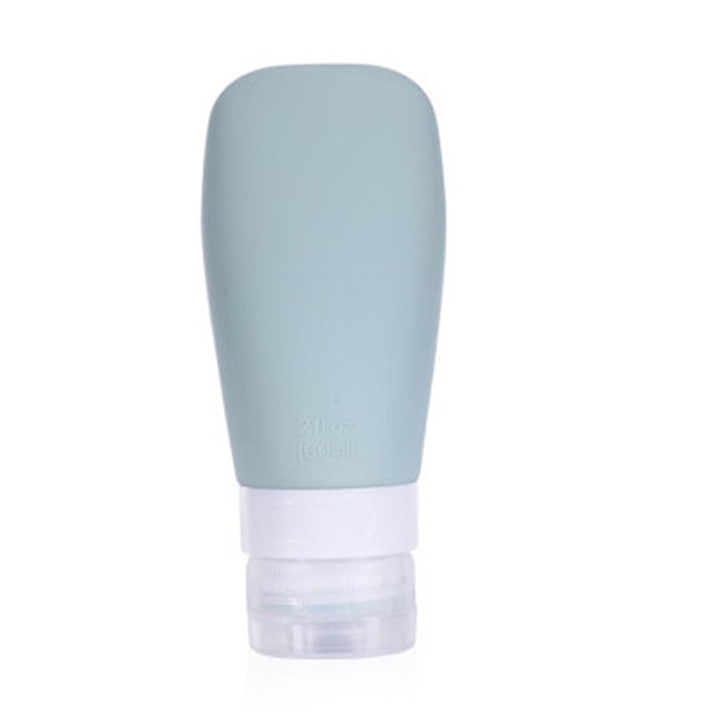 Lot 4 Bouteilles Voyage Silicone Vert MyTagalongs - 2,7 Oz Homologuées TSA