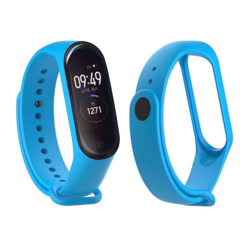 For Xiaomi Mi Band 4 / 3 Replacement Strap Sport Silicone Strap Wristband Bracelet Colorful Miband 3 4 Replacement Strap