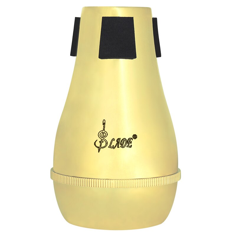 MMFC-SLADE Praktijk Trombone Straight Mute Demper Mute ABS Materiaal voor Alto Tenor Trombones: Gold