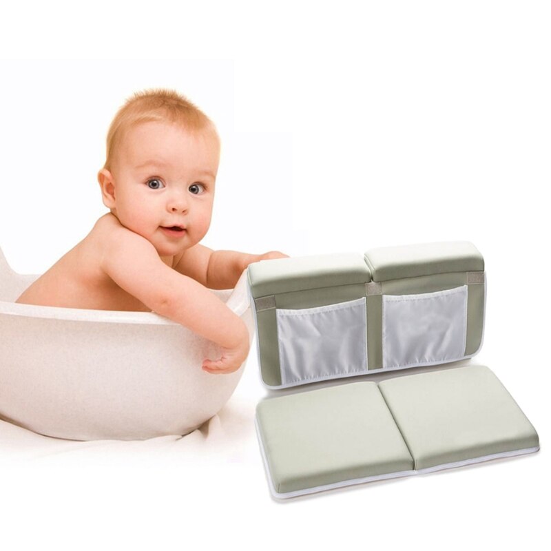 Baby Bath Kneeler Elbow Rest Kneeling Pad Thick Cushion Support Waterproof Safety Non Slip Bathtub Mat Bathtime Toy