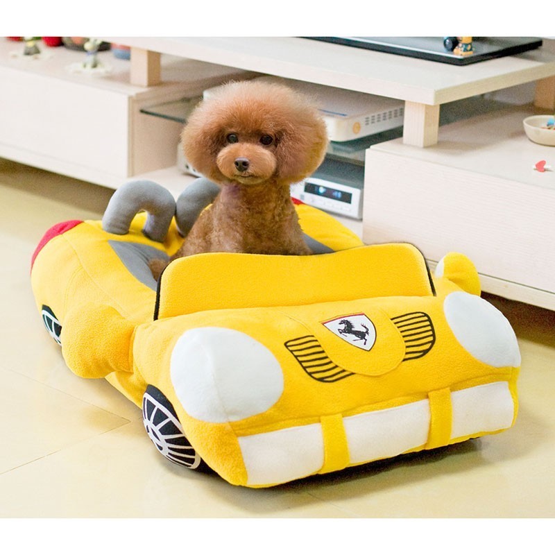 Lit de sport en forme de voiture pour chien, maison, Chihuahua, Yorkshire, petit chien, chat, imperméable, , doux, canapé, chenil, 2 couleurs