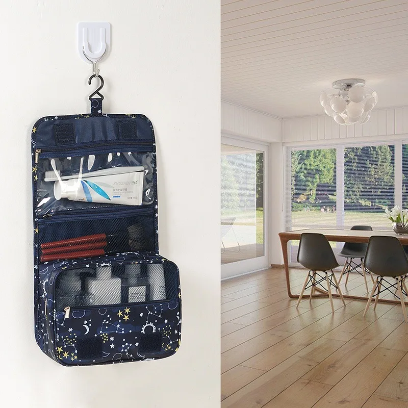High Capacity Makeup Bag Travel Cosmetic Bag Waterproof Toiletries Storage Bags Travel Kit Ladies Beauty Bag
