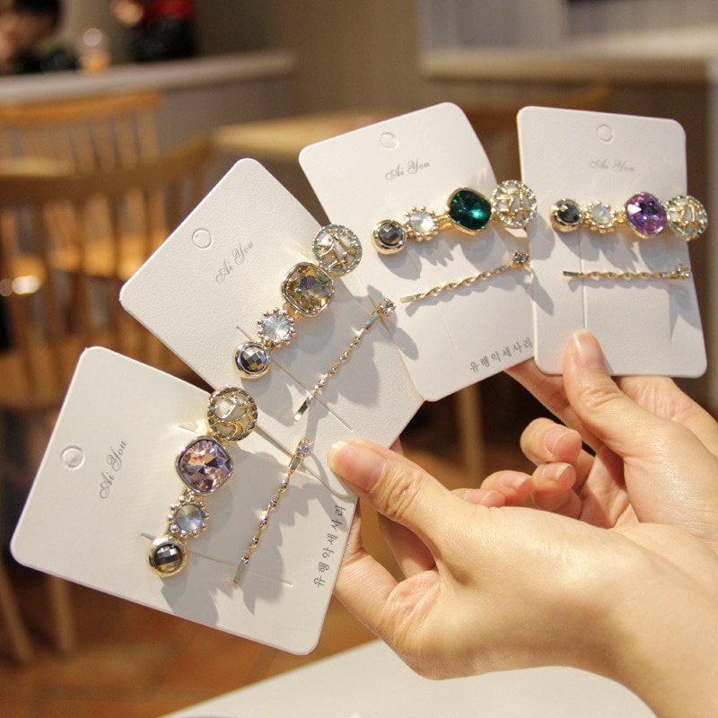 4 stijl Luxe kristal parel haar clip Gold haarspelden voor vrouwen sieraden accessoires