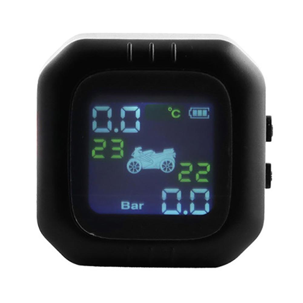 Waterproof Motorcycle Real Time TPMS LCD Display Tire Pressure Monitoring System