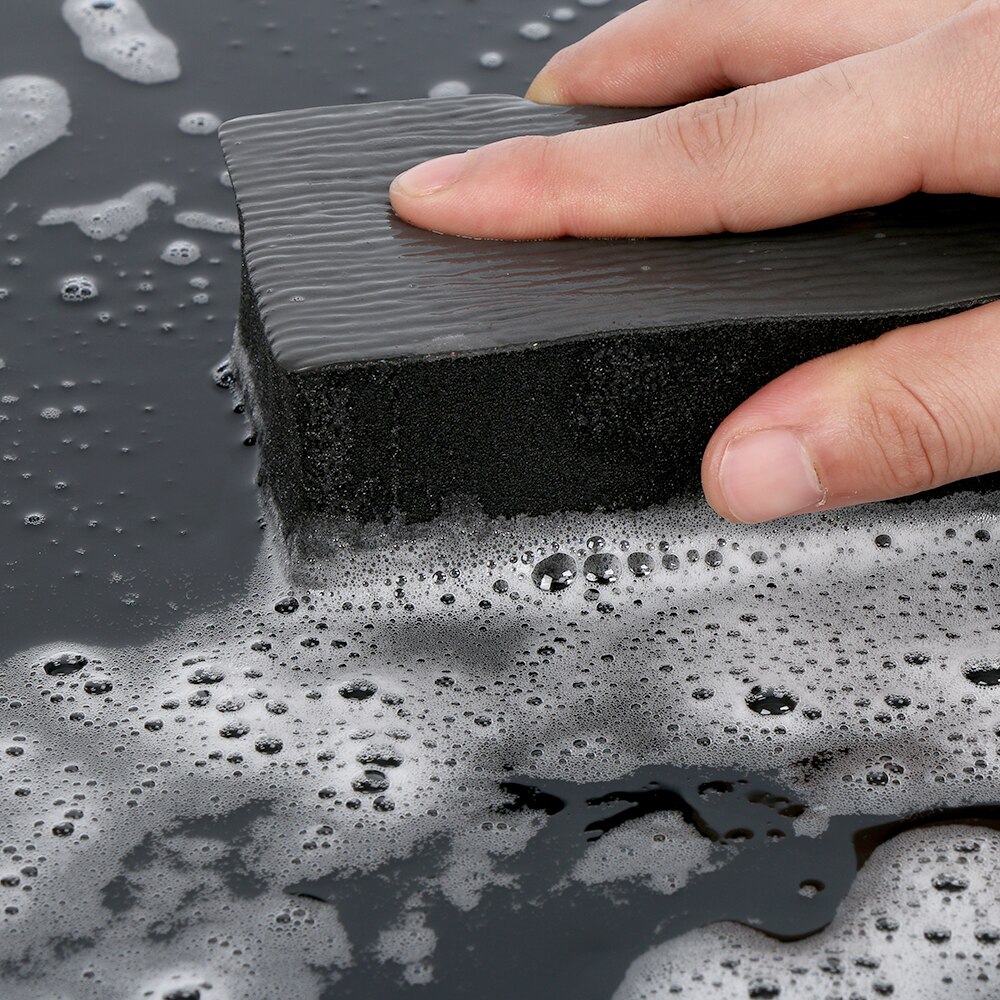 Auto magie klei bar pad spons blok detailing wassen reiniger waxen polijsten reiniging gum wax auto's onderhoud gereedschap
