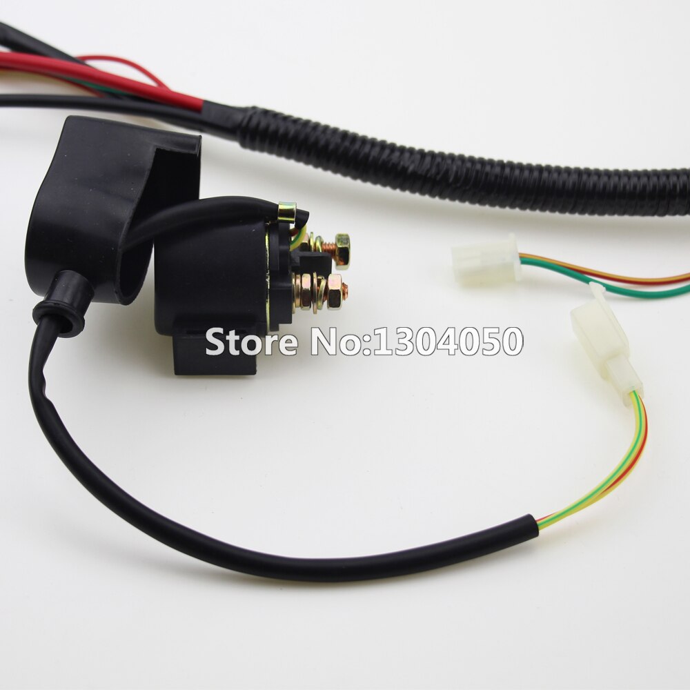 150 200cc 250cc 300cc ATV QUAD Full Electrics Wiring Harness Rectifier CDI COIL D8EA solenoid rectifier Zongshen Loncin