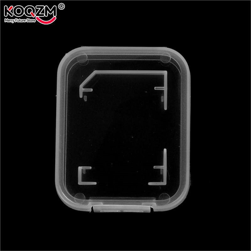 Étui pour carte mémoire SD SDHC, 10 pièces, protecteur, boîte de rangement en plastique transparent