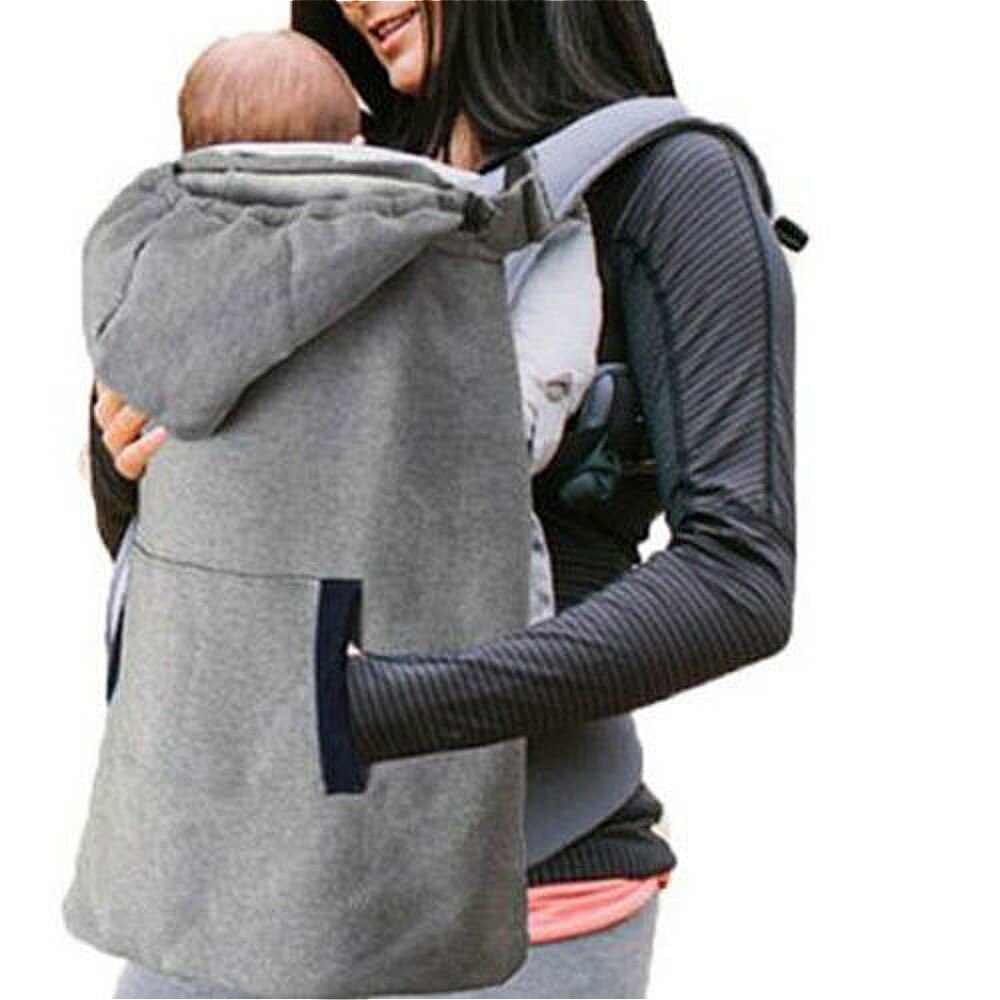 Vinter varme babybærere kappe kappe rygsække vindtæt betræk udendørs nødvendige babyholdere til mænd kvinder