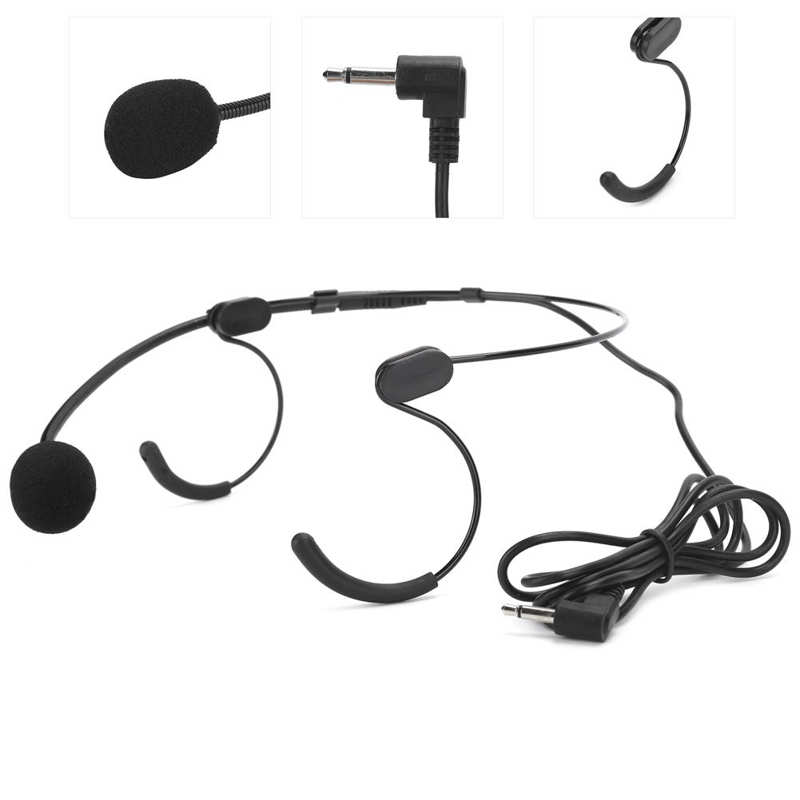 Wireless Microphone Condenser Microphone with Wind Protection for Teaching Speech Headset Microphone