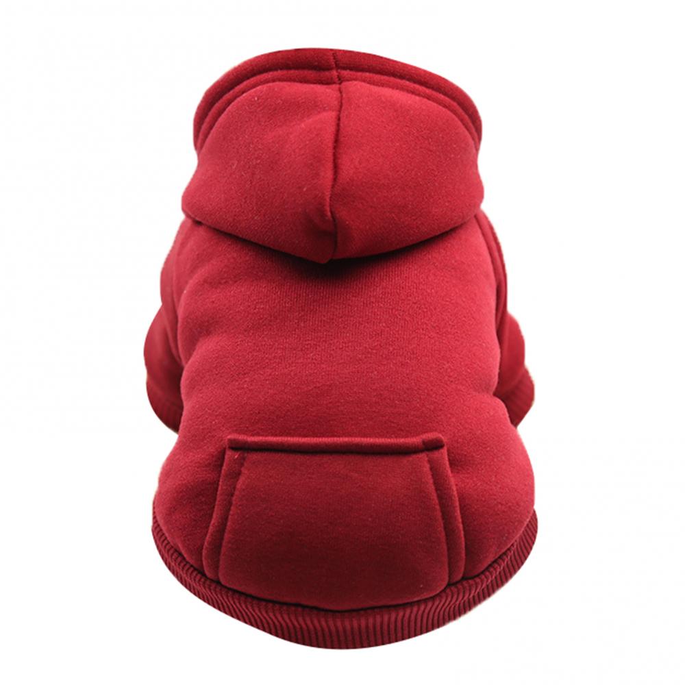 Sudadera con capucha para perro, ropa de dos patas para perros pequeños y medianos, Otoño e Invierno: L / Verde