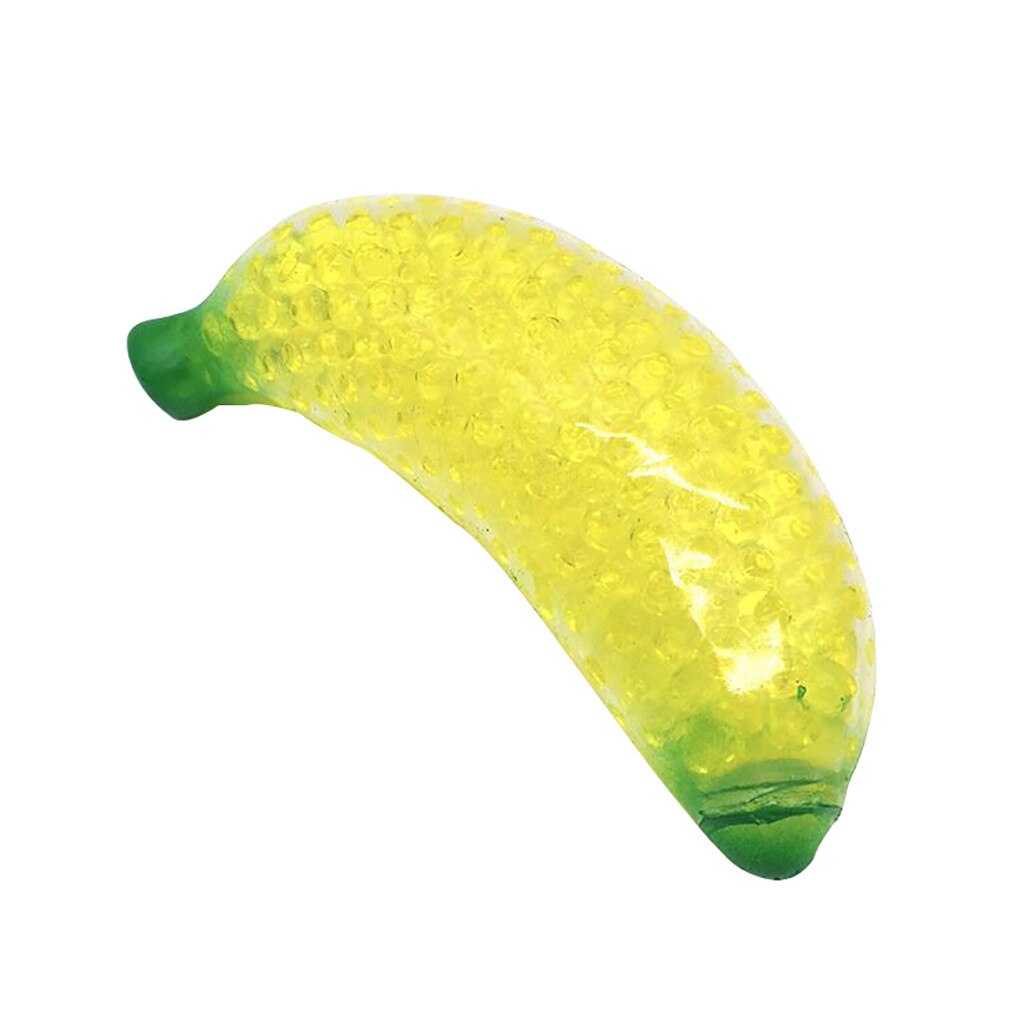 Schwammig Banane Perle betonen Ball Spielzeug Squeezable Squishies betonen Linderung Spielzeug Erwachsene Art Lustige Anti-betonen Pop Es Zappeln reliver