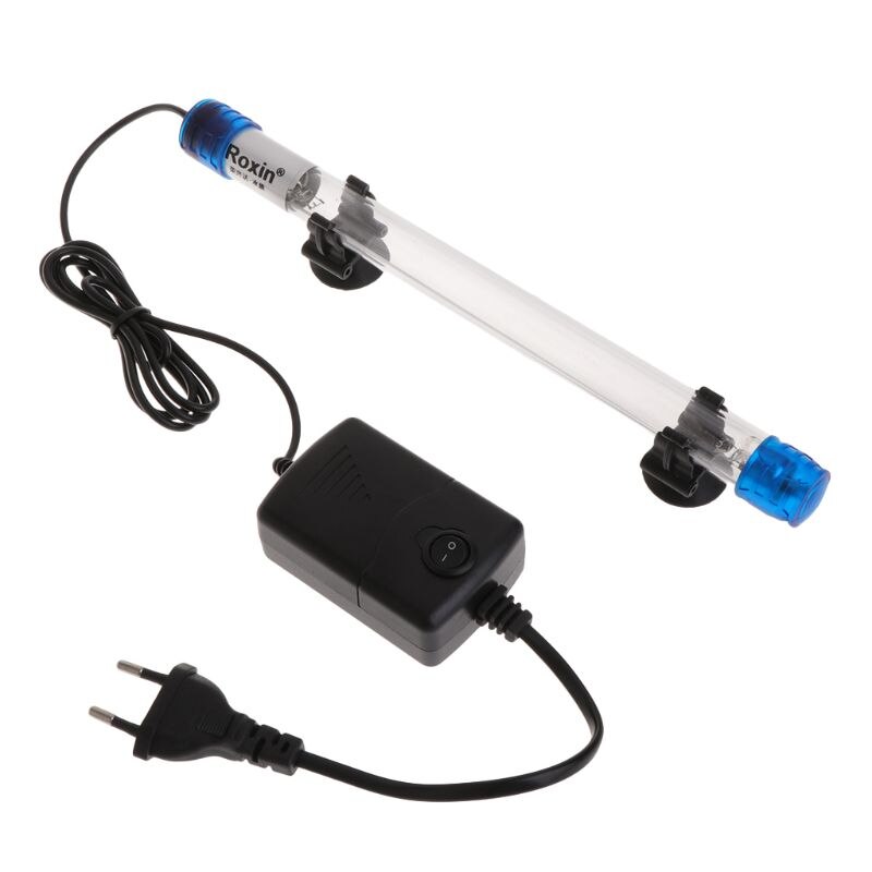 Aquarium UV Licht EU Aquarium Sterilisator Ultraviolet Lamp Dompelpomp 5 W/7 W/11 W Verlichting Aquario accessoire EU Plug: 7W