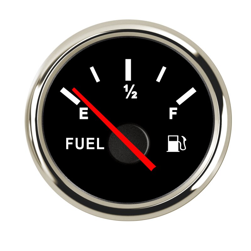 Waterproof Fuel Level Gauge 9~32V Car Boat Fuel Level Indicator with Backlight fit for 0~190 ohm Fuel Level Sensor