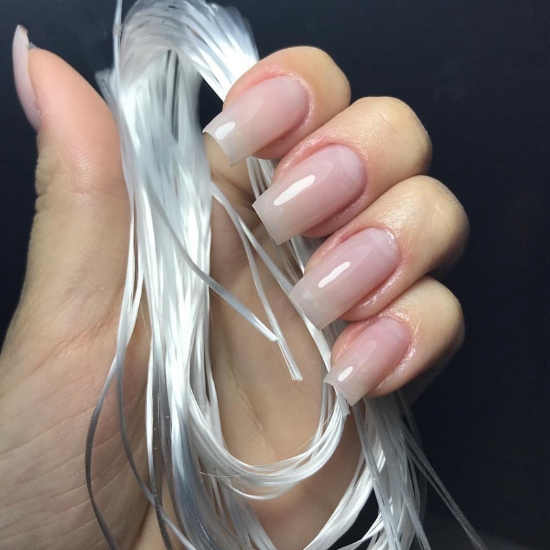 1 pakke glasfiber negle forlængelse form fibernails negle silke forlængelse værktøj akryl tips manicure tilbehør