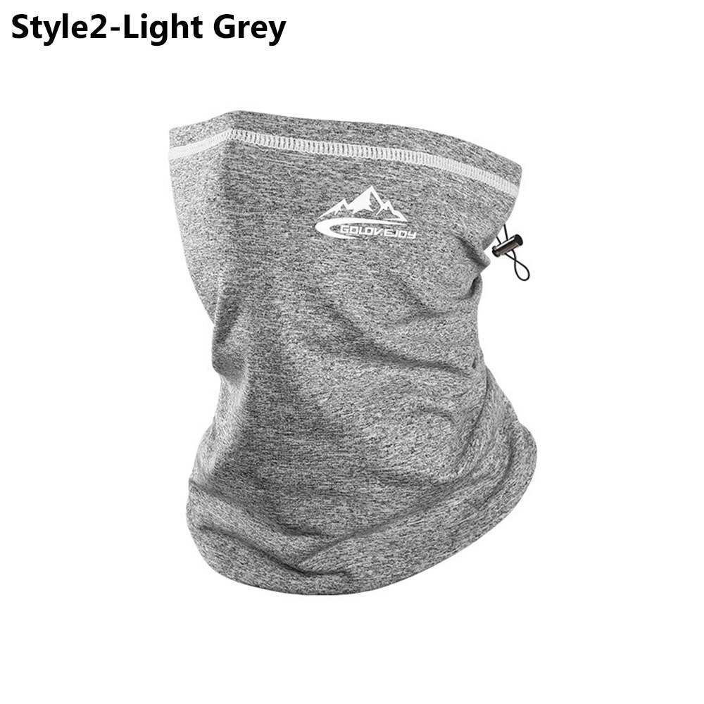 Foulard de cyclisme pour hommes, cache-cou, couvre-chef, Bandana, Simple, à la: style2	light grey