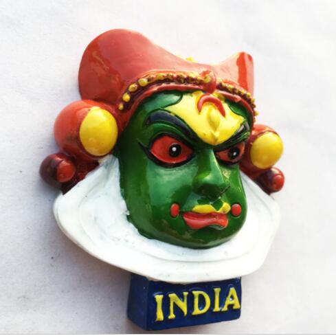Cute India 3D Fridge Magnet Tourist Souvenirs Refrigerator Magnetic Stickers Home Decor