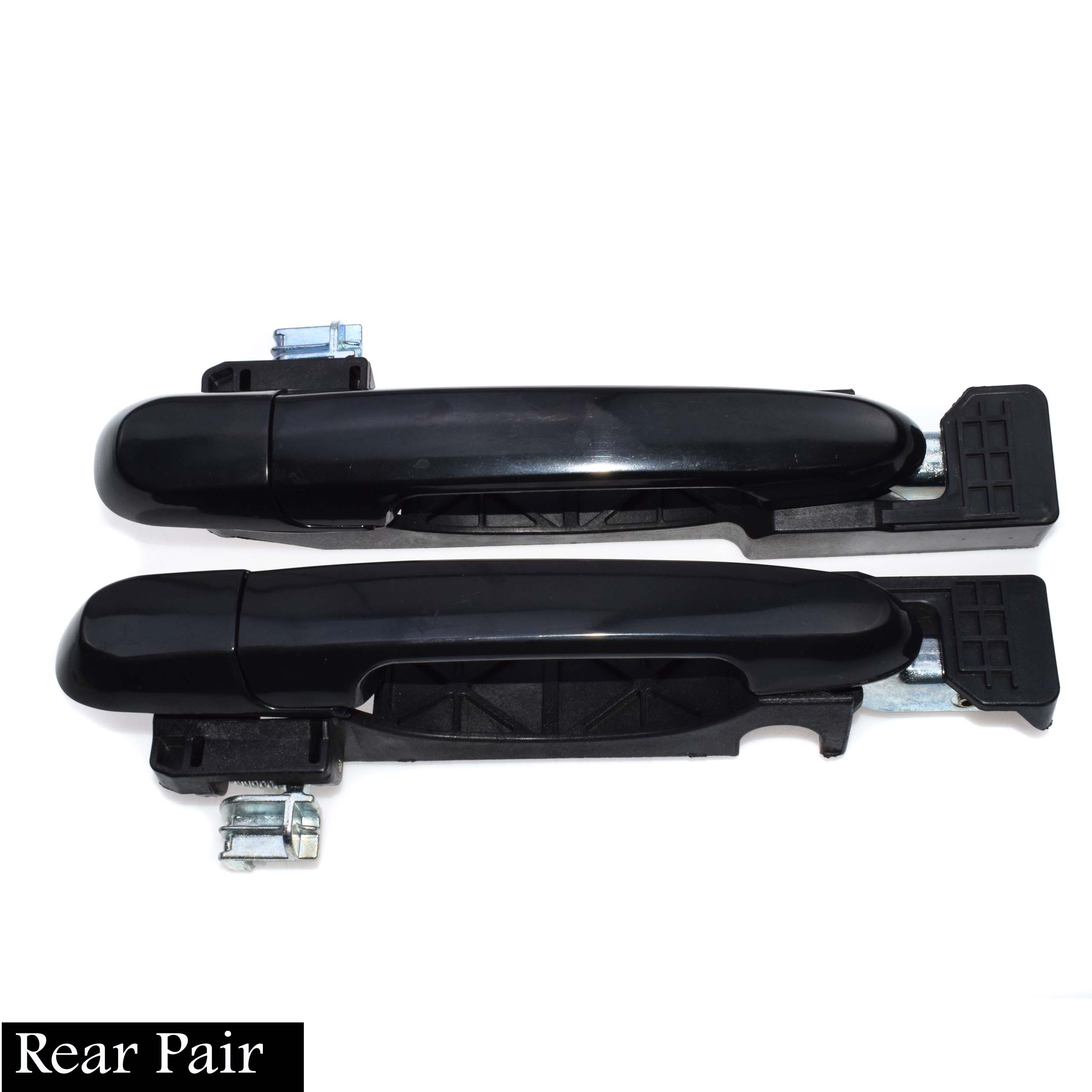Manija de puerta interior y externa, Kit de manija de puerta interior trasero izquierdo delantero derecho para Hyundai Accent 1.6L 2006 2007: Outside RL RR