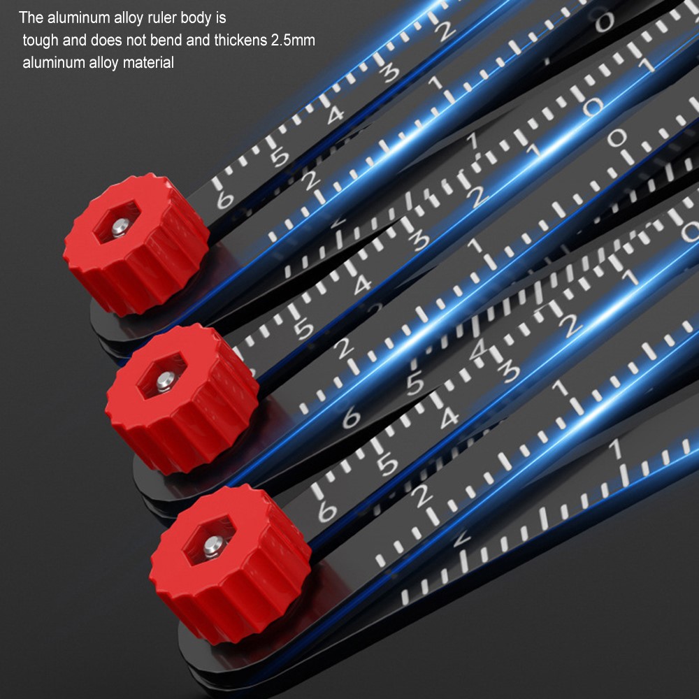 Bau Werkzeuge Multi-Winkel Messen Lineal Manuelle Fliesen Cutter Fliesen See schlagen Messen Werkzeug DIY Holz Fliesen Bodenbelag schlagen werkzeug