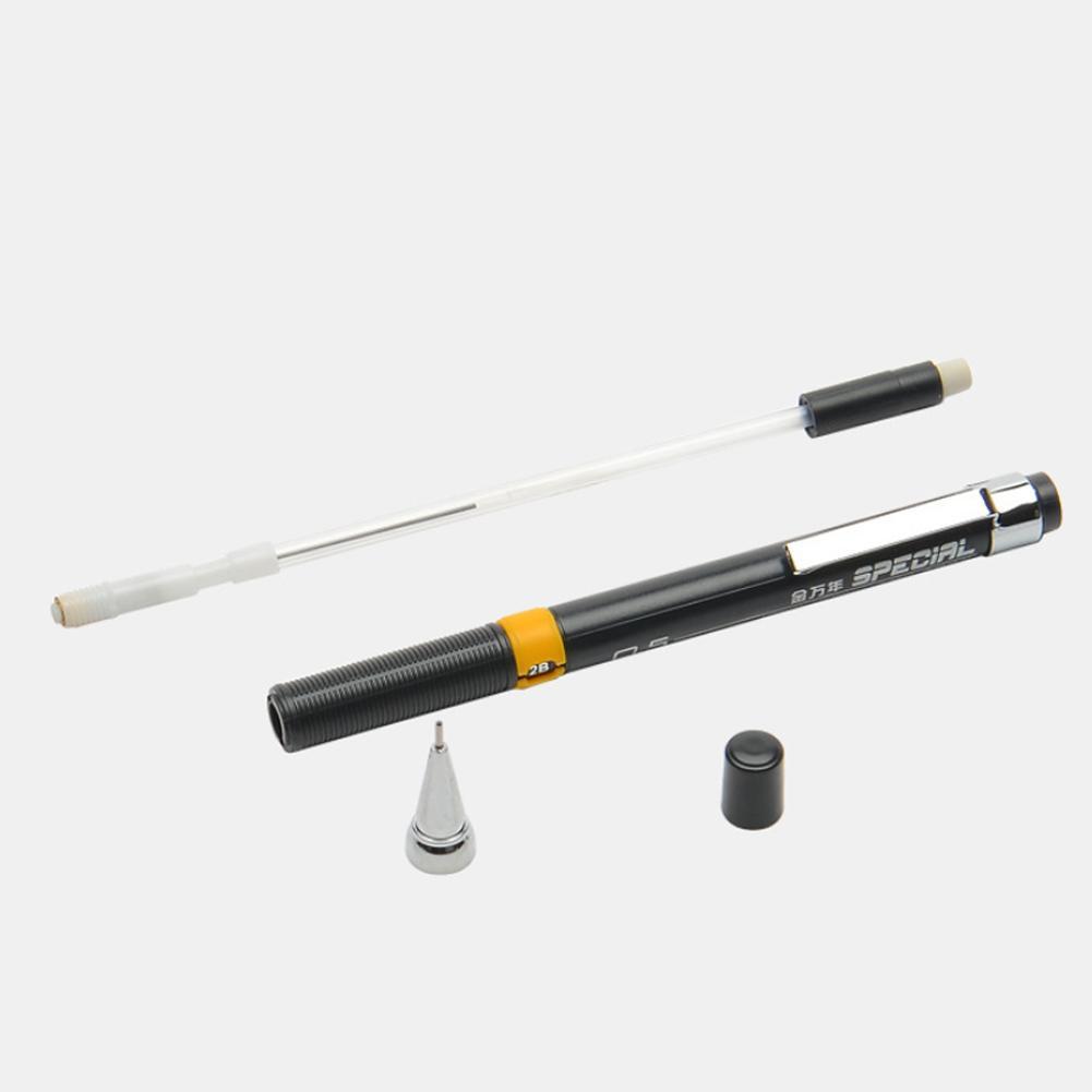 1 Pieces Fine Automatic Pen 0.5/0.7mm Student Mechanical Sketch Automatic School Kids Stationery Supplies Pencil Style Draw F4L1