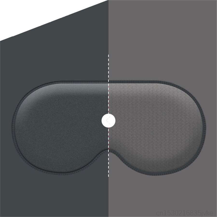 Sleep Mask Warm Cold Dual-Use Soft Milk Silk Eye Mask Night Blackout Blindfold Eye Shade with Adjustable Elastic Strap: Gray