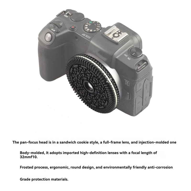 X49A-Mirrorless Cameras Free Focus Pancake Lens Camera Pancake Lens For Canon RF Mount Series