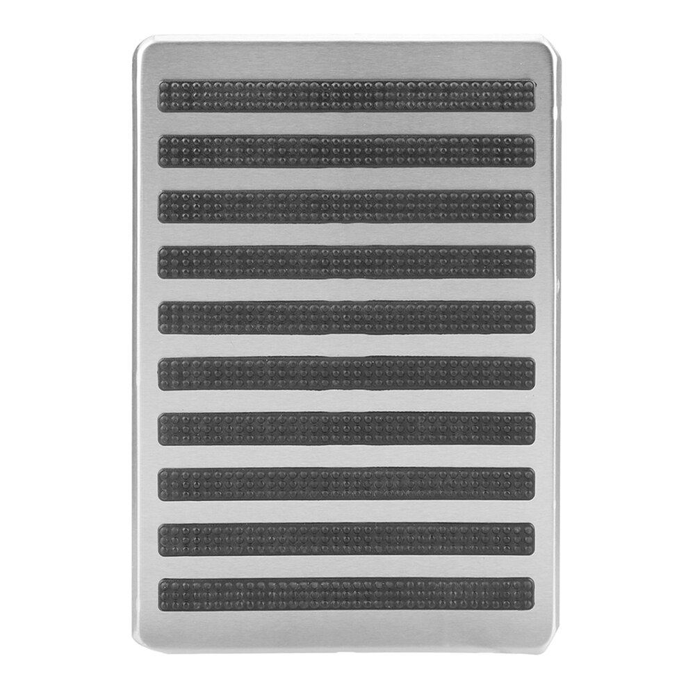 Universele Plaat Tapijt Driver Auto Side Floor Tapijt Matten Voet Hak Pedaal Auto Interieur Vloermat Patch Rvs