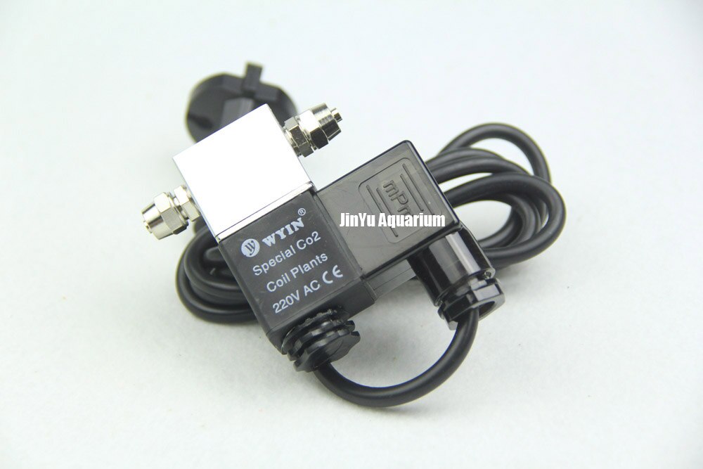 Ista  co2 enkel regulator mini nano jis  m22-14 w21.8 110v 220v magnetisk magnetventil akvarium vannplante fisketank