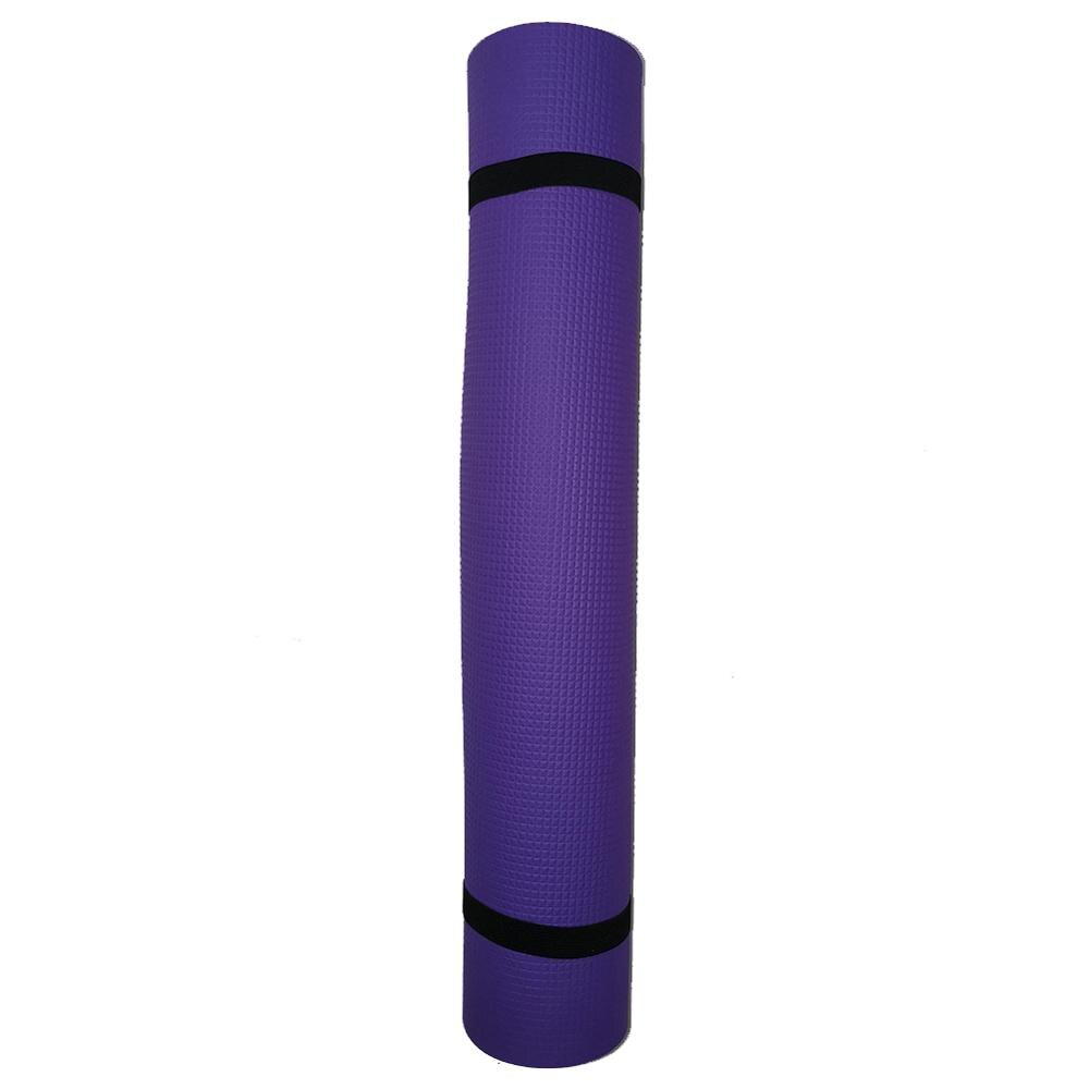 4/6mm EVA Yoga Mat Non-Slip Environmental Gymnastic Durable Pilates Exercise Mat Body Building Supplies Yoga Mats: Purple 6mm