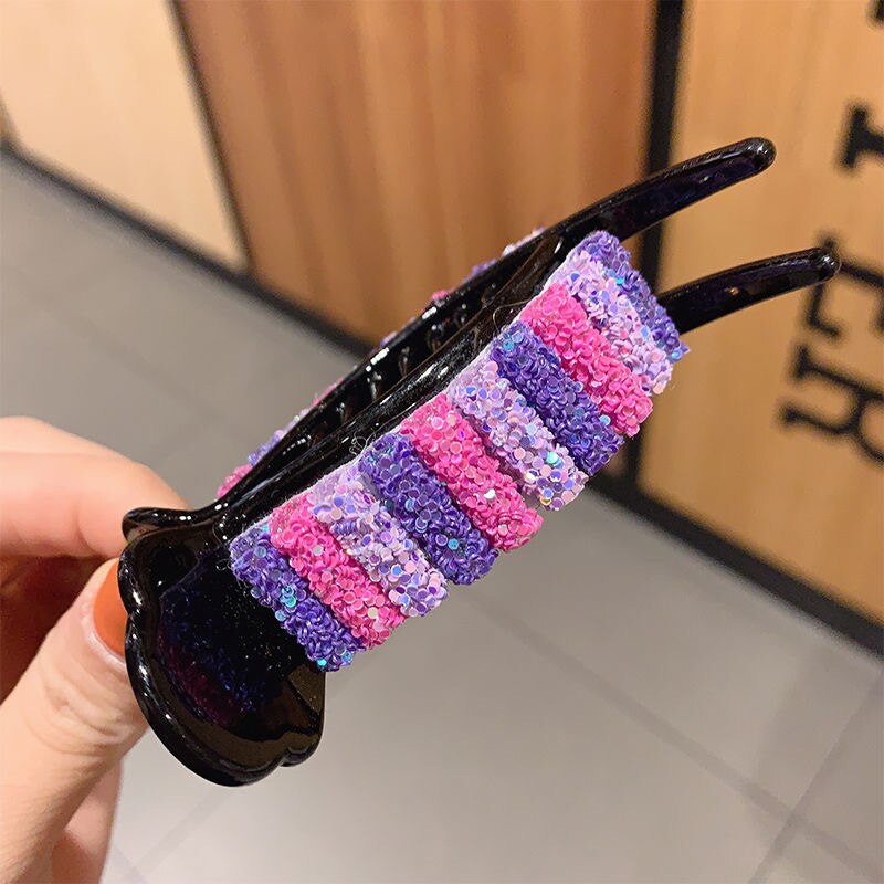 Regenboog Haarspeldjes Grote Krabben Voor Paardenstaart Bun Haar Klemmen Snoep Kleur Haarspeld Accessoires Mode Hoofdtooi