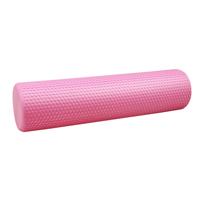 30/45/60CM Yoga Foam Roller High-density EVA Muscle Roller Self Massage Tool for Gym Pilates Yoga Fitness Gym Equipment: Pink 60CM