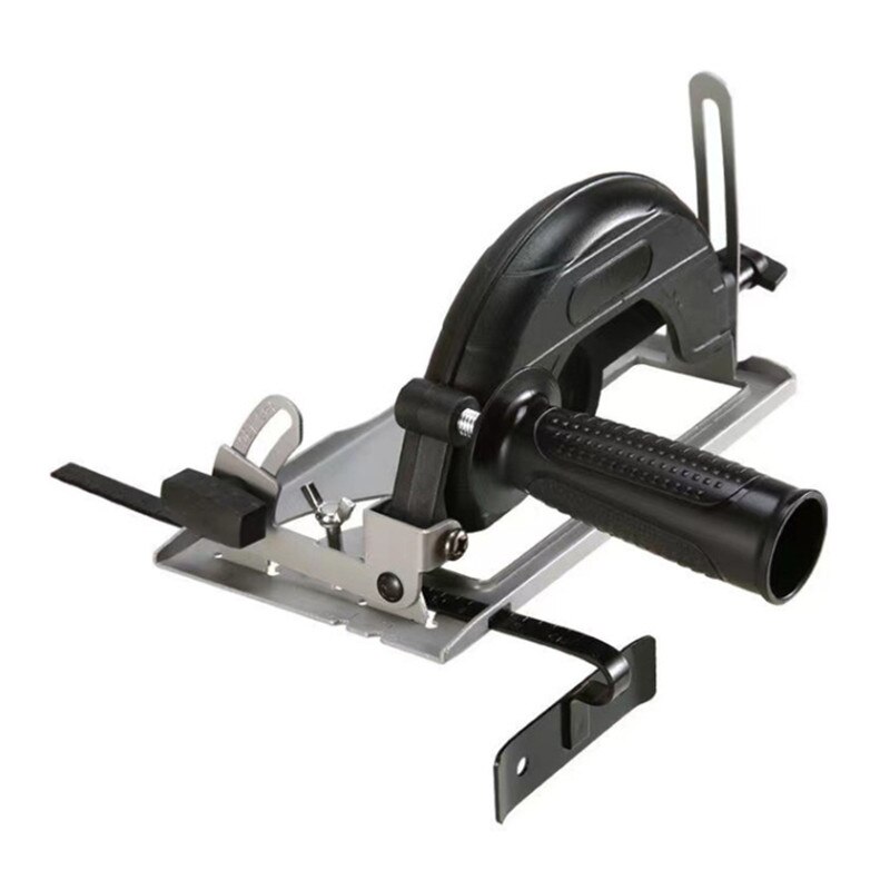 Quick Install Cutting Machine Slotting Base 45° Adjustable Cutting Depth Positioning Bracket for 100/115/125mm Angle Grinder: Red