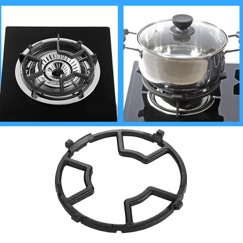 Soporte de sartén Wok de hierro fundido, soporte para quemador, hornillo de Gas, cocina, accesorios de utensilios de cocina para el hogar