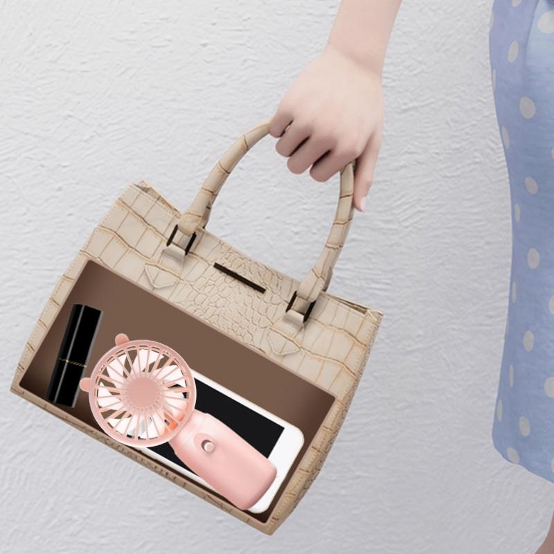 Mini ventola raffreddamento portatile R53C Piccola ventola alimentata a batteria AA per ufficio domestico
