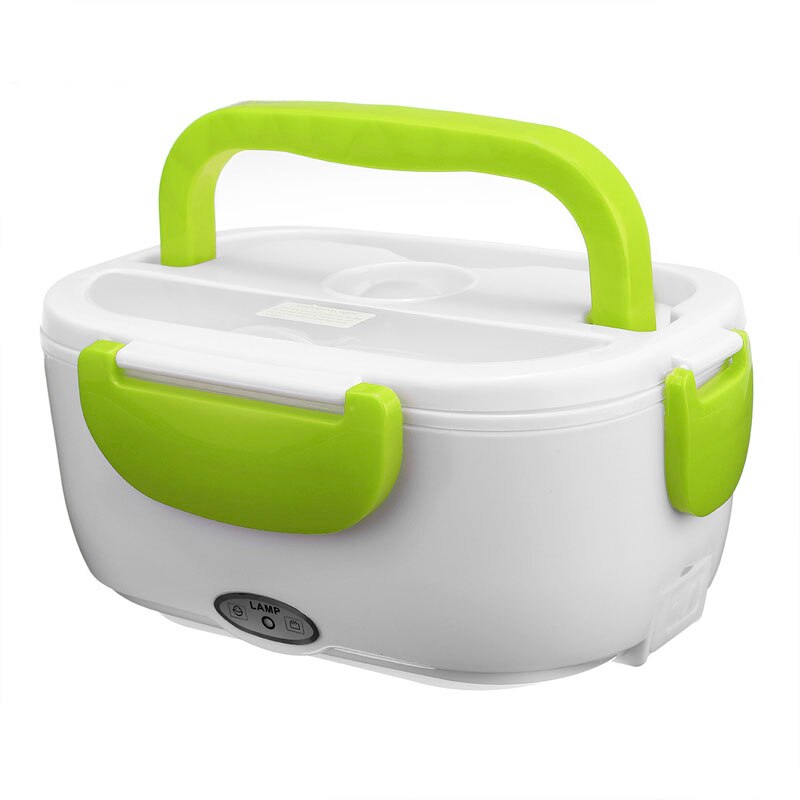 1.5L 220V Verwarming Container Lunchbox Draagbare Voor School Kantoor Verwarmd Lunchbox Voedsel Container Maaltijden Kids Bento Lunch dozen: Green