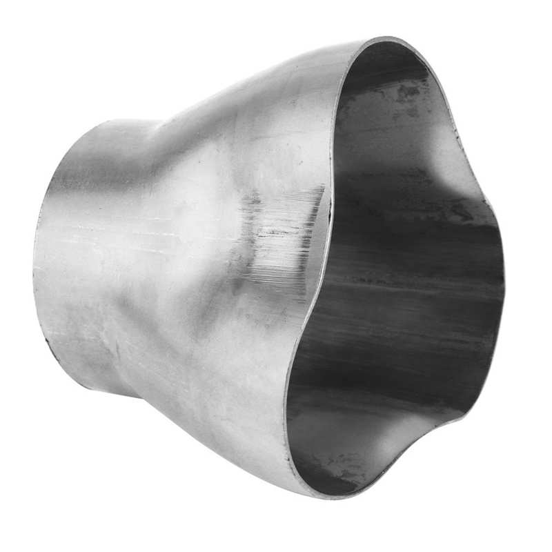 3 Into 1 Exhaust Collector Exhaust Header 1.75in Inlet 2.38in Outlet Universal for Car Modification