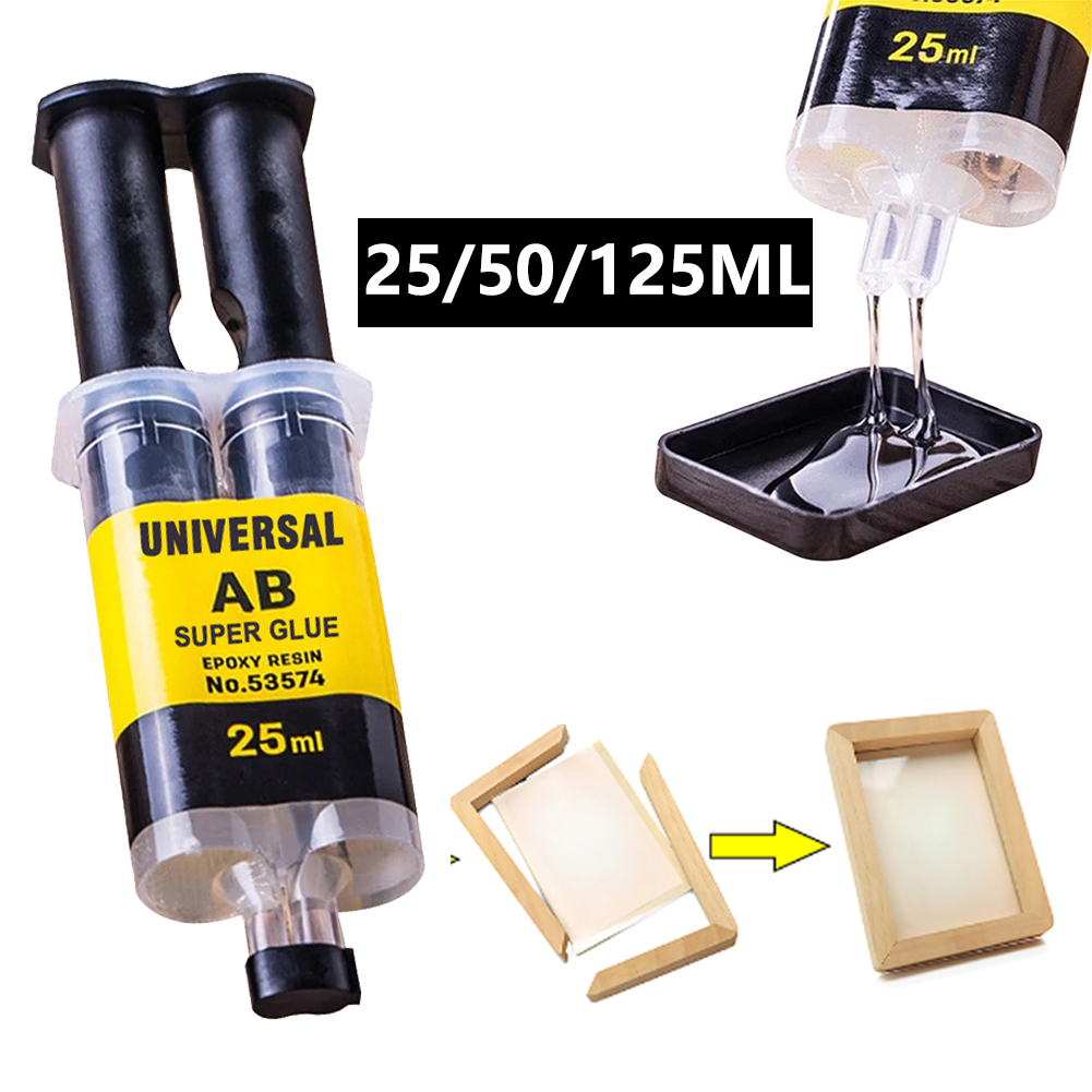 25/125ML Epoxy Resin AB Glue Strong Adhesive Waterproof Liquid Glue Repair Agent Metal Plastic Wood Glass Ceramics Repair Tools