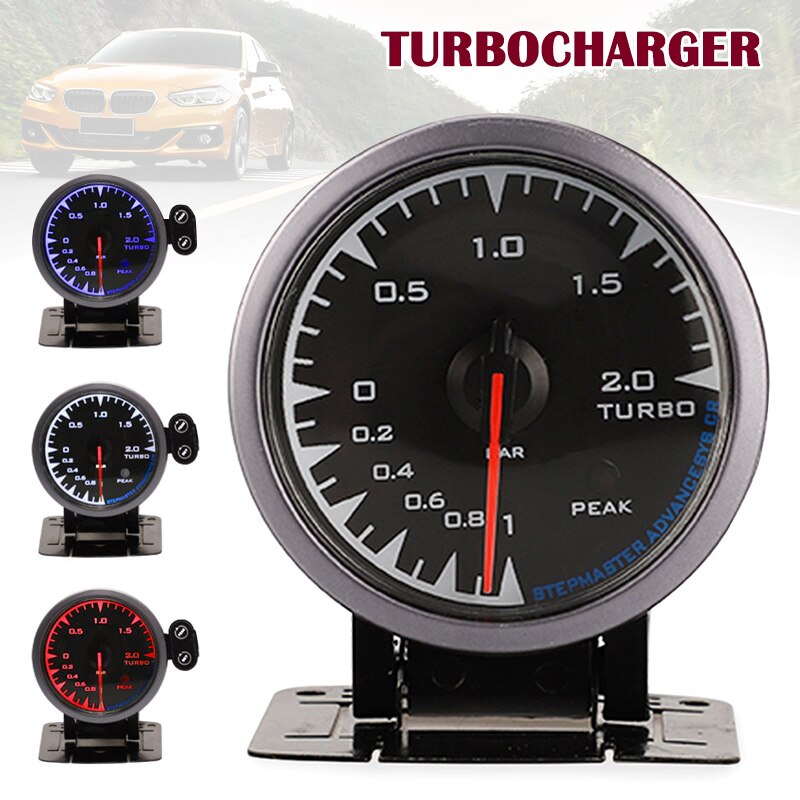 Auto Vacuüm Gauge Modificatie Rook Lens Rode Led M... – Grandado
