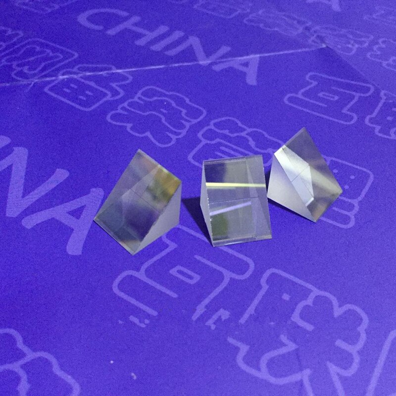 2pcs 5x5x5mm 5*5*5mm Right Angle K9 Triangular Prism Lens