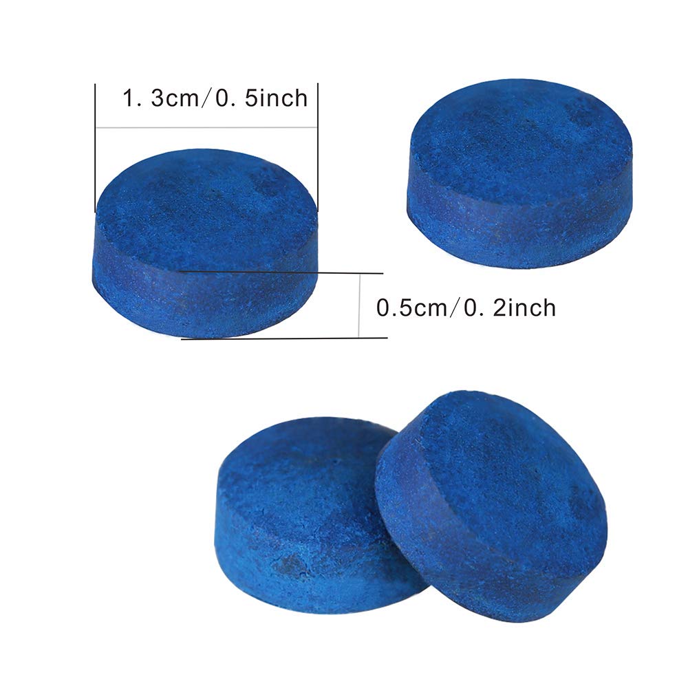 50 Stks/partij 9/10/11/12/13Mm Blauw Biljart Biljartkeu Tips Hardheid In M biljart Snooker Keu Tip Biljartkeu Accessoires