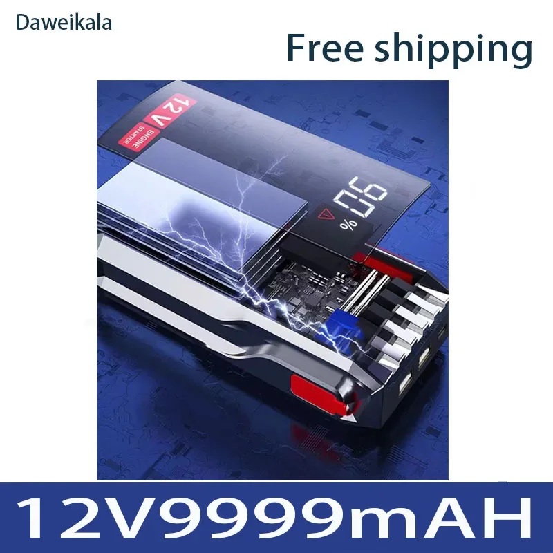 Car Jump Starter Starting Device Battery Power Bank 99999mAh Jumpstarter Auto Buster Emergency Booster Car Charger Jump Start