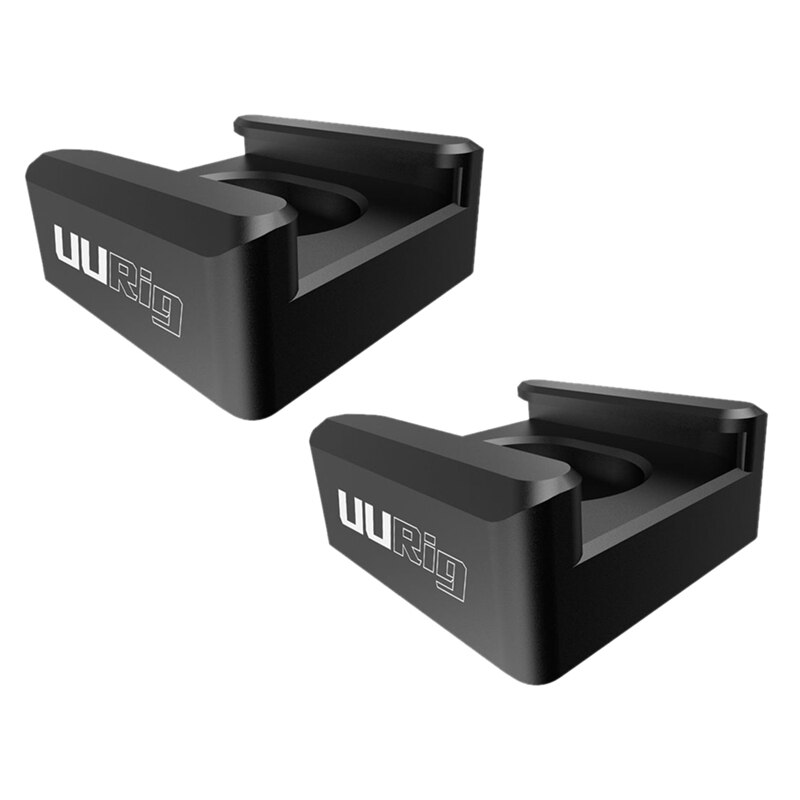 UURig 2Pcs R053 Universal Metal Cold Shoe Mount Base Extend Fill Light Microphone for Canon Nikon Sony DSLR Camera Accessori