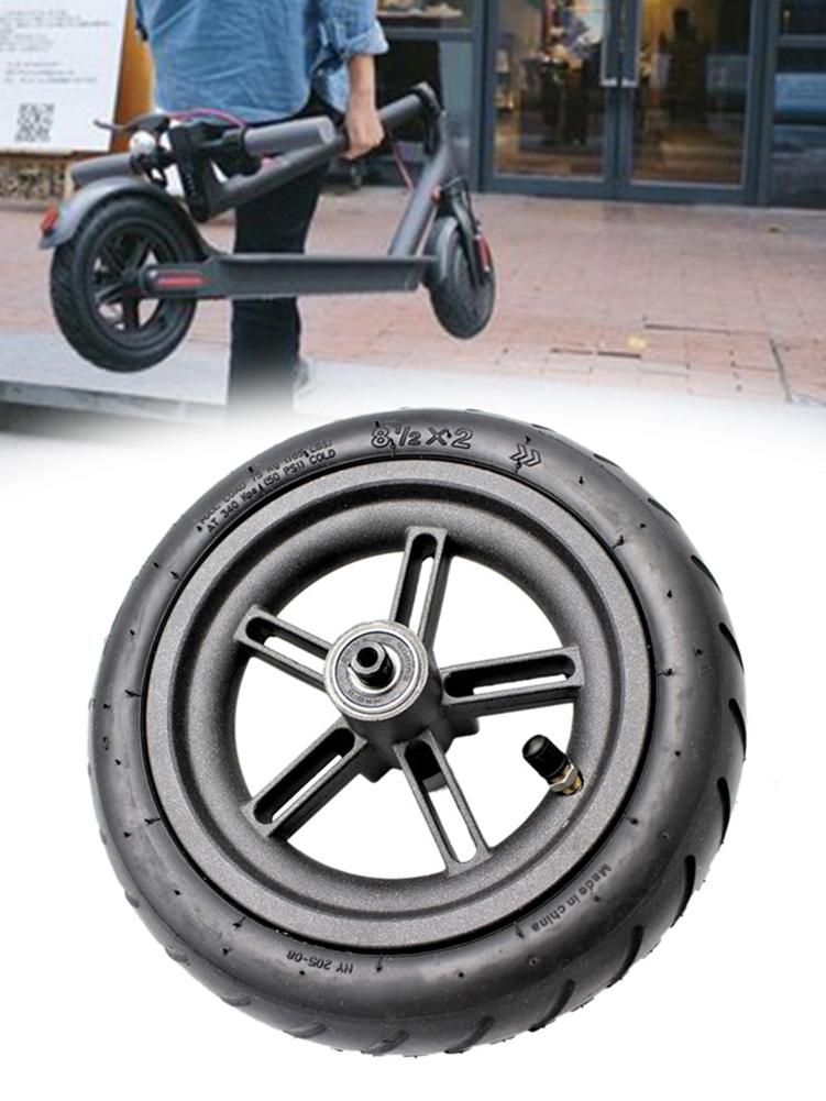 Für Xiaomi Mijia M365 Elektrische Roller Hinteren Reifen Mit Rad Hub Disc Bremse Set Roller Zurück Reifen Elektrische Roller Teile M 365