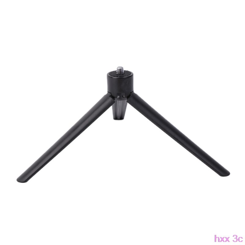 Universal Black Plastic Tripod Cell Phone Camera Rotation Desktop Base Support
