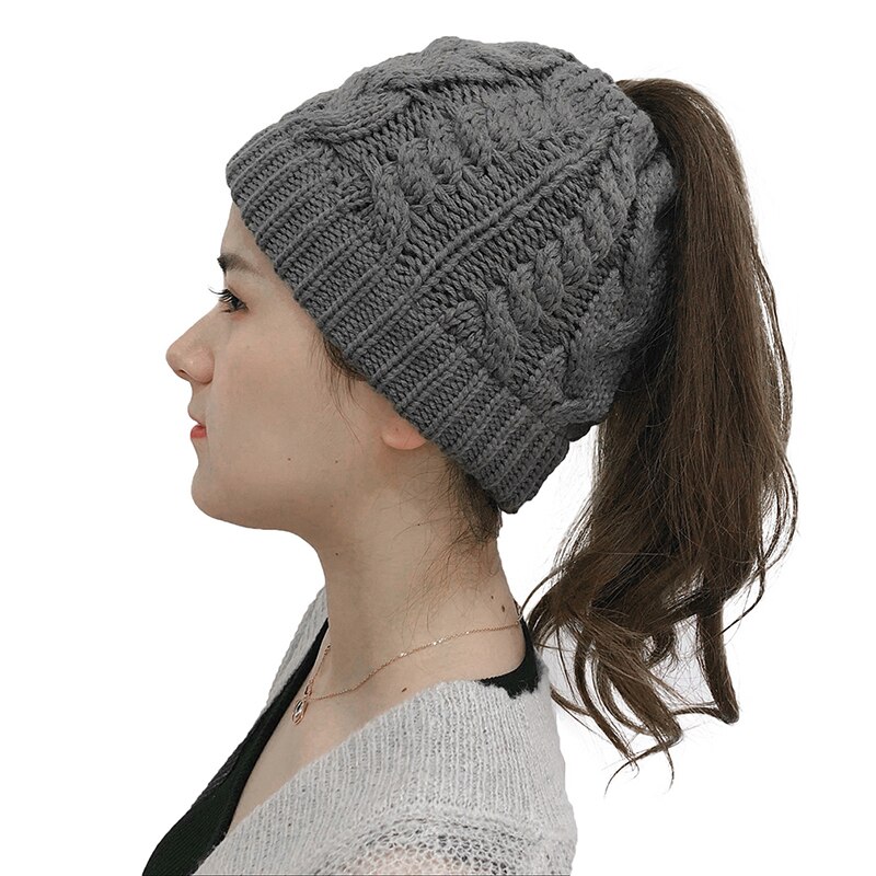 Ponytail winter cap sales