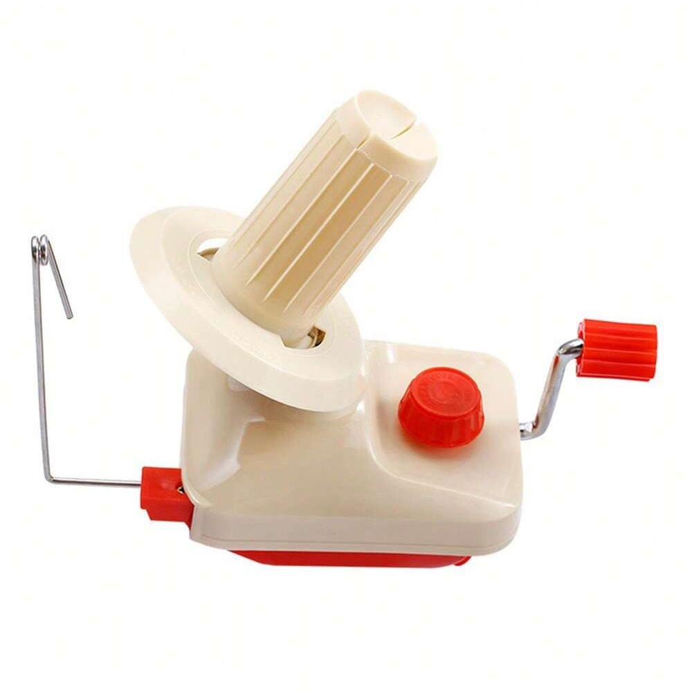 Ręczna nawijarka robić włóczki wełnianej robić użytku domowego, maszyna robić nawijania i skręcania włóczki, nawijarka robić wełny robić robótek dziewiarskich i szydełkowych.: żółte światło