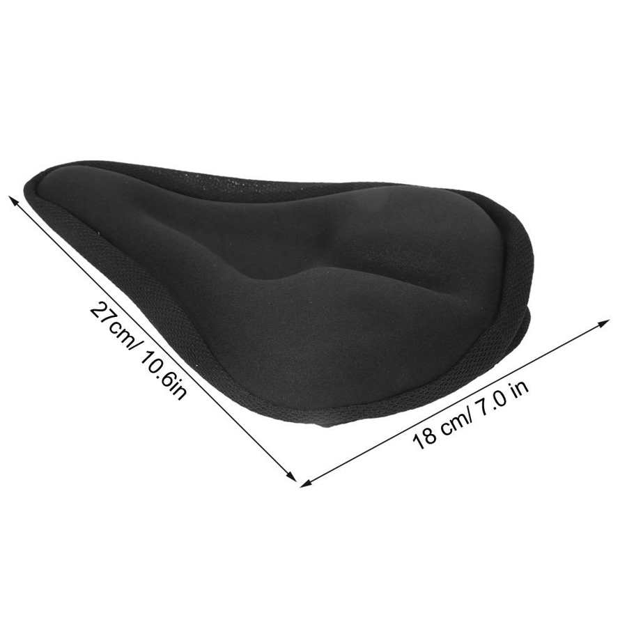 Bike Saddle Cover Bike Bicycle Silica Gel Pad Cushion Cover Mountain Bike Saddle Cover with Notch Riding Equipment