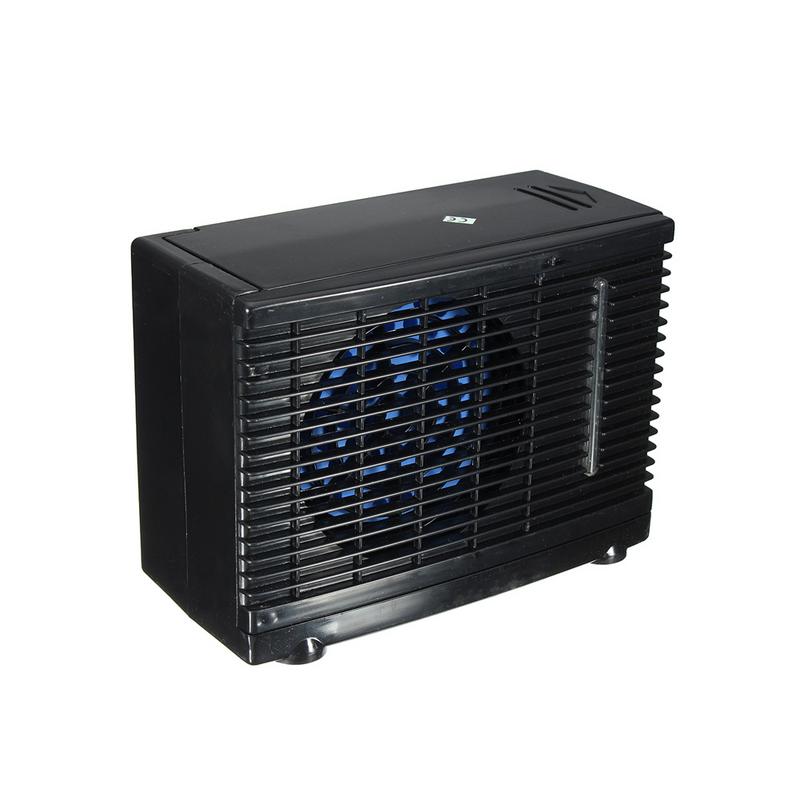 Tragbare klimaanlage für Auto 12V Verdunstungs Klimaanlage Auto 35W Schwarz Tragbare Mini Kühlung Wasser Fan Auto kühler