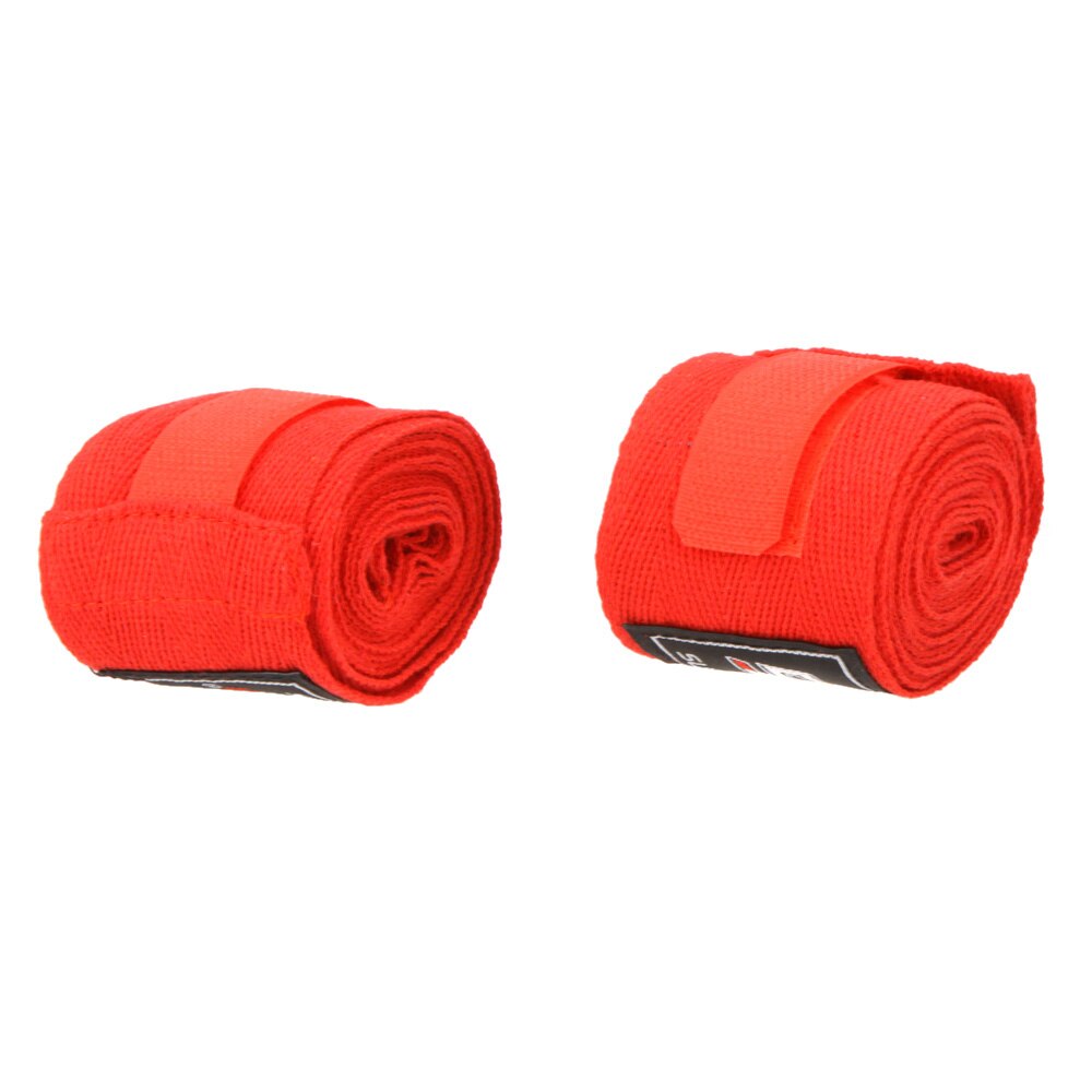 2PCS/Pair Boxing Hand Wraps 100% Cotton Breathable Sports Strap Width 5cm Length 2.5M Muay thai Wrap Bandage Boxing Exercise
